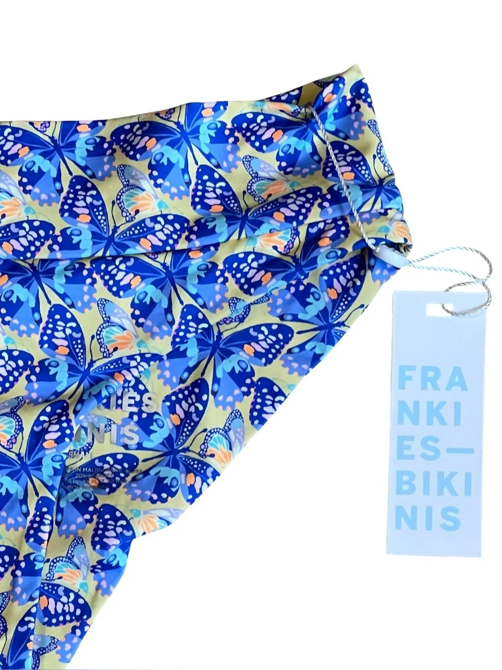 Frankie’s Bikinis Women’s Sz XS NWT Monarch Butterfly Cheeky Bikini Bottom Gavin